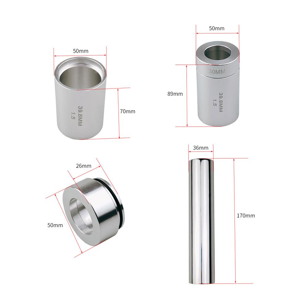 Bicycle Front Fork Crown Installation Tool Set Bike Headset Race Tool AntiSlip Setting System Extension for 28.6mm