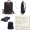 Canvas Slim Made In Japanese Persimmon Tannin Kurashiki Slim Gusset Toyooka Birthday Tannin [creare KIKI] Bag, Backpack, Men's, Lightweight, Japan,