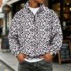 Men's Flannel Long Sleeve Sweatshirt for Casual Wear