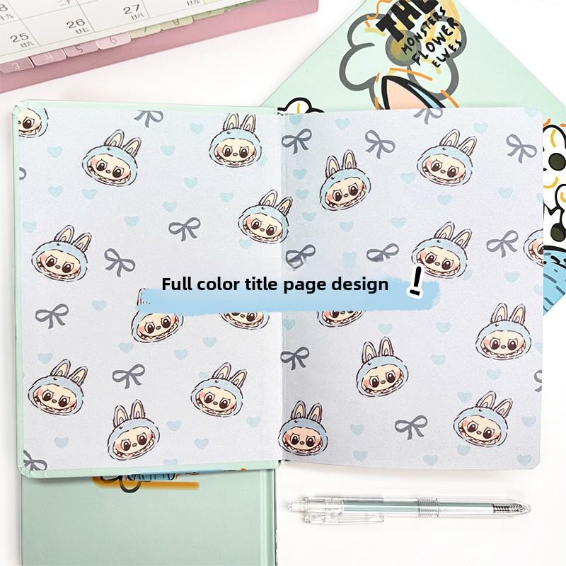 Daisy Labub A5 Notebook High-value Cartoon Horizontal Line Book Cartoon Hand Account Book Student Super Thick Notepad