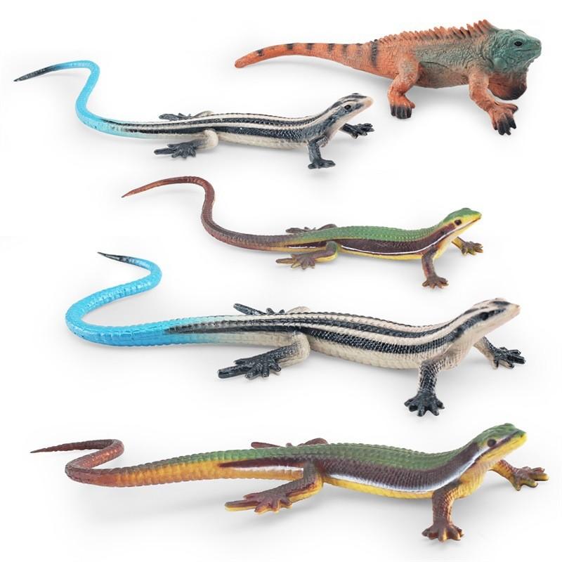 Vibrant Colorful Lifelike Plastic Lizard Model Ideal For Creative Home Decoration And Collectibles
