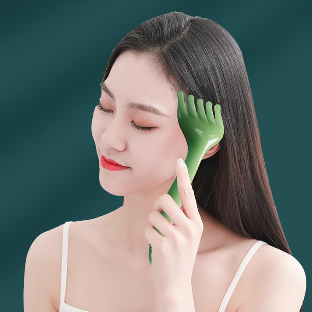 5 Claw Resin Meridian Massage Brush Gua Sha Acupoint Unblocking Facial Tools Hair Scalp Massager Stress Relief Tools