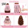 Damage Free Hair Curler No Heat Curling Rod Headband, Fo Long Thick Hair, Octopus Curl Styling Headband Curls Roller with Eight Claws, DIY Tool