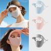 Full Face Ice Silk Mask Breathable Sun Hat Quality Sunscreen Mask Outdoor