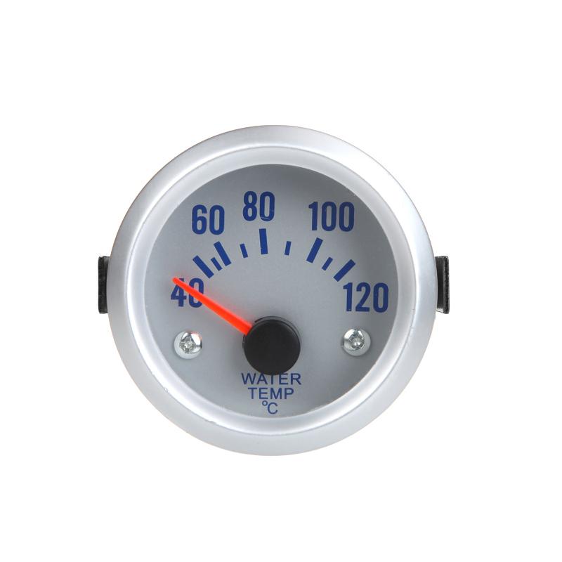 Wassertemperaturanzeige mit Sensor für Auto 2 52mm 40-120 Grad Celsius Blaues Licht