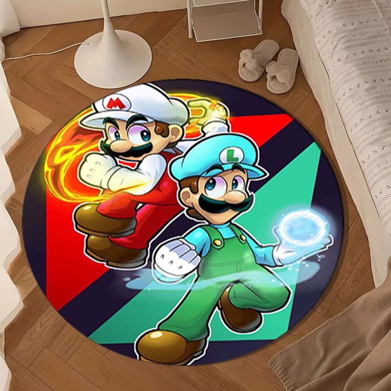 Princess Peach Adventure Round Rug for Livingroom,Bedroom, Palyroom, Chair Rug, Area rug, Circle Carpet, Large Size Fan Christmas gift