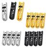 Individual Bass Bridge Tailpiece Instrument Bridge Saddles Metal Part for Bass Guitar String Tension Setup Repair