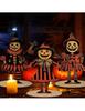 Dwuwymiarowa Dekoracja Wejściowa na Halloween 0,4 cm Dynia Strach na Wróble, Dekoracja na Imprezę Plenerową, do Ogrodu i na Ścianę, Dziedziniec