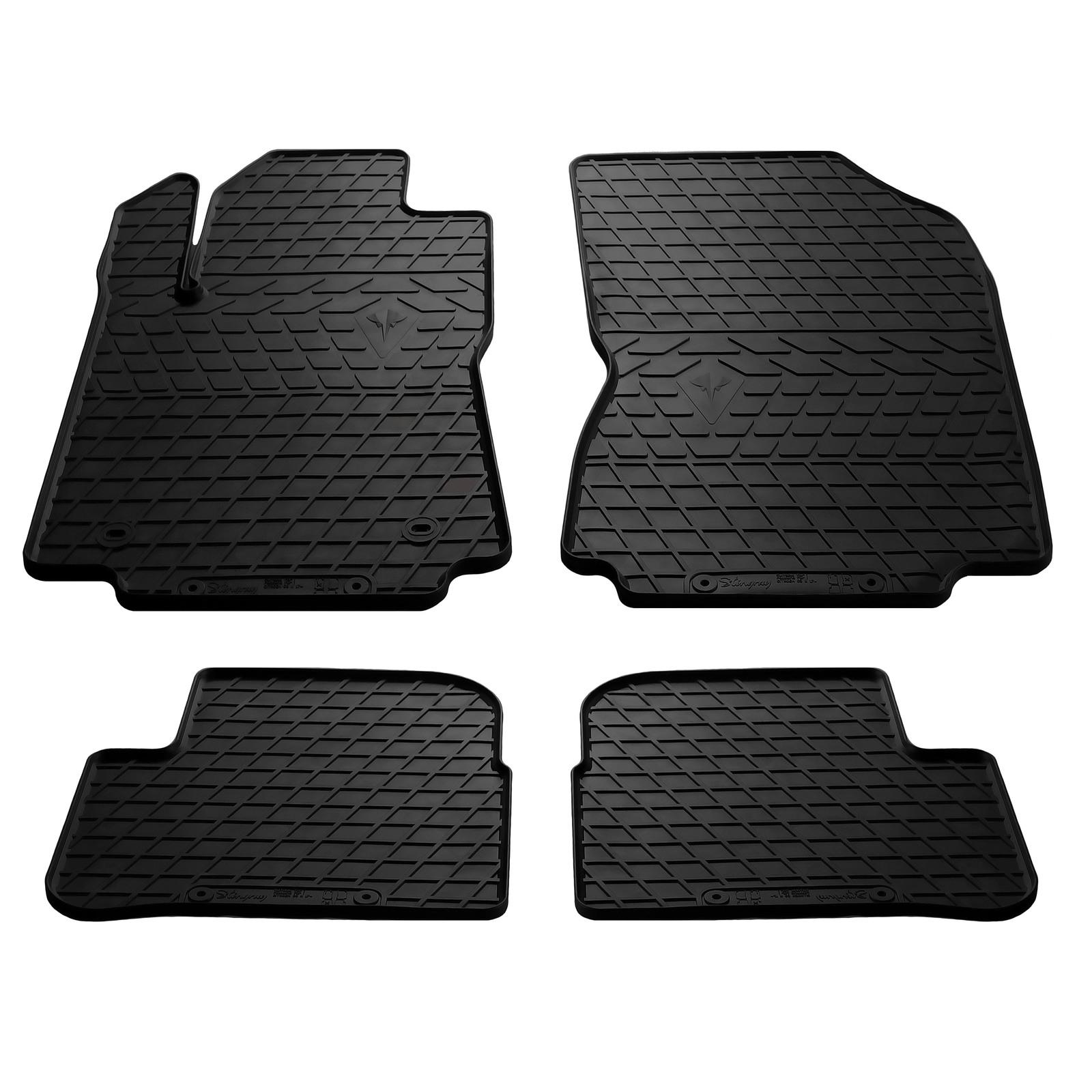 

Резиновые коврики (4 шт, Stingray Premium) для Citroen C-3 2016-2023 гг