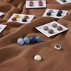 4Pairs / Card Matte Magnet Hijab Pins for Muslim Ramadan Headscarf Women Shawl Strong Magnetic Button Headscarf Magnetic Brooch
