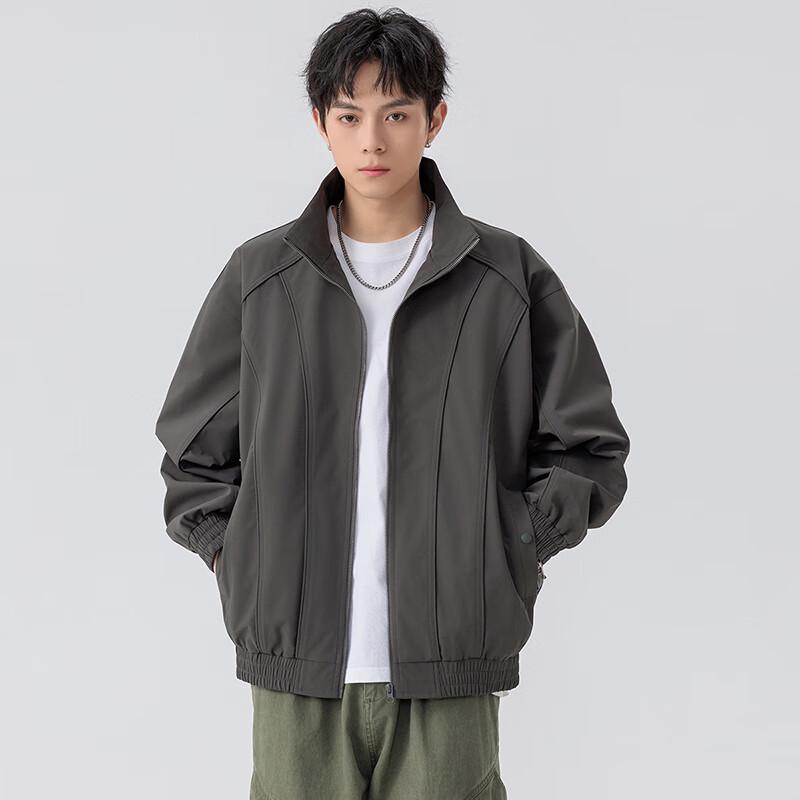 Wassup Sohot Unisex Stand-Collar Windbreaker Jacket