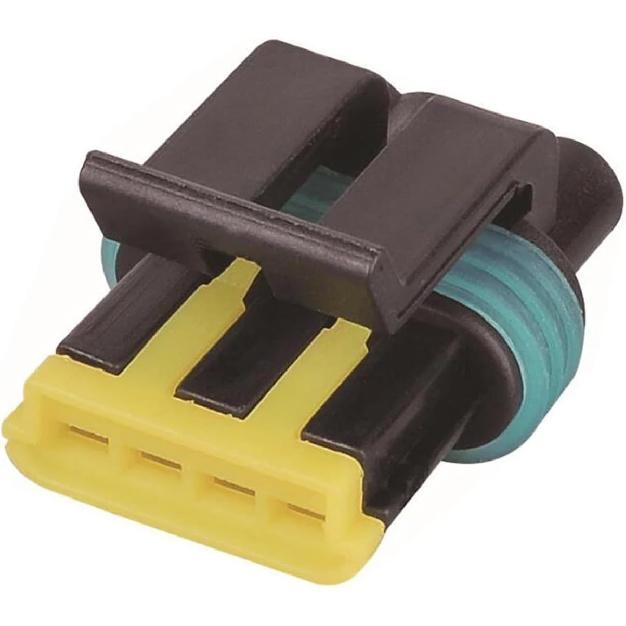 4 Pin Plastic Connector Automotive With Terminal DJ7044A-1.8-21, 444046-1 4P Car Connector(10 Sets)