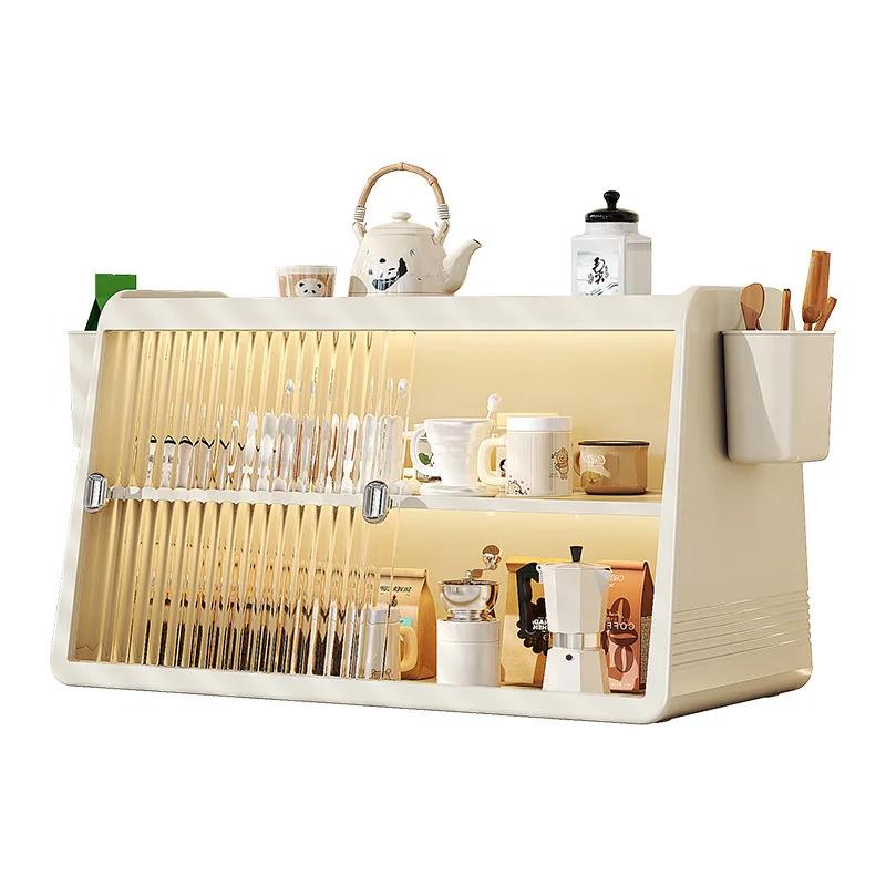 Storage Artifact Premium Tea Set Cup Holder Coffee Storage Rack Cup Water Cup Light Luxury Storage Rack Mug  Kitchen Organizer