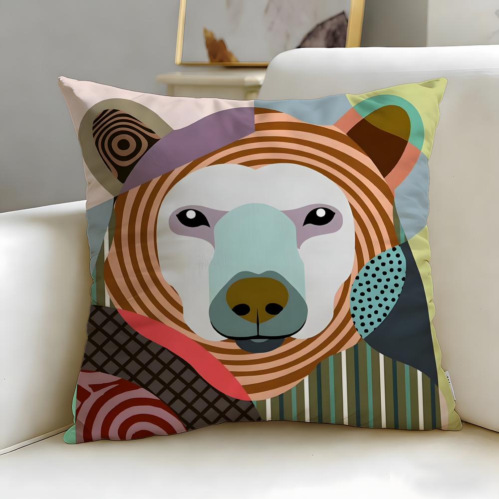 popular artist Lanre Adefioye Cushion Cover Soft & Easy-Wash Pillow Case – Versatile for Couch, Bed, Travel and Office