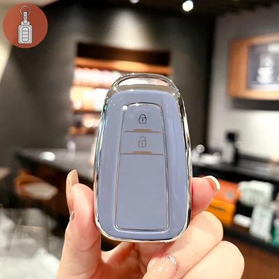 TPU Car Key Case For Toyota Camry CHR Prius Corolla RAV4 Prado 2017 2018 (2-BTN 3-BTN)