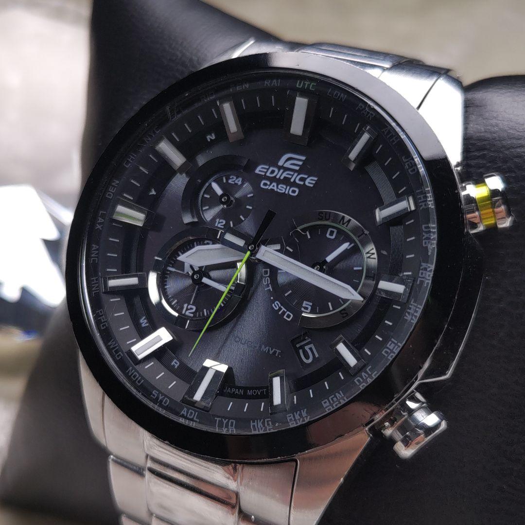 

[USED] Battery, Sports, Biker, Elegant, Edifice EQW-T640