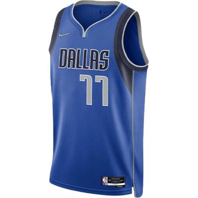NBA Retro Basketball Jersey SW Fan Edition - Luka Doncic No. 77 Men Tops Blue DB3568-480