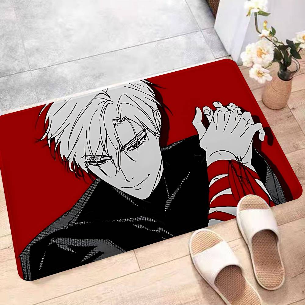 Passion Bl Anime Floor Mat Rectangle Anti-slip Home Soft Badmat Front Door Indoor Outdoor Mat el Decor Mat