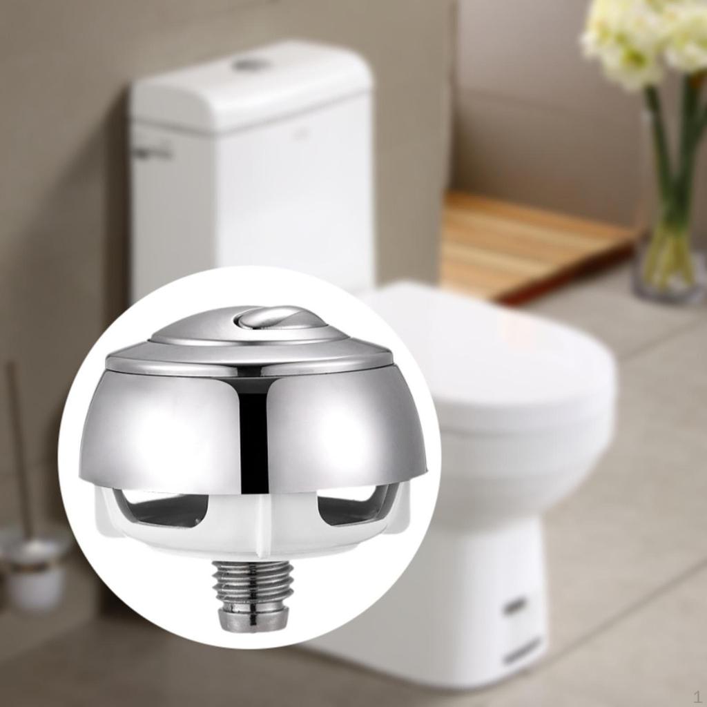 Toilet Flush Button Press Adjustable Convenient Tank Replacements