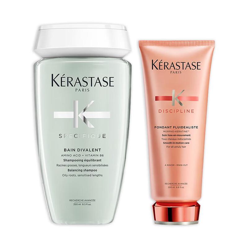 Kerastase Dual Function Shampoo & Discipline Conditioner Set
