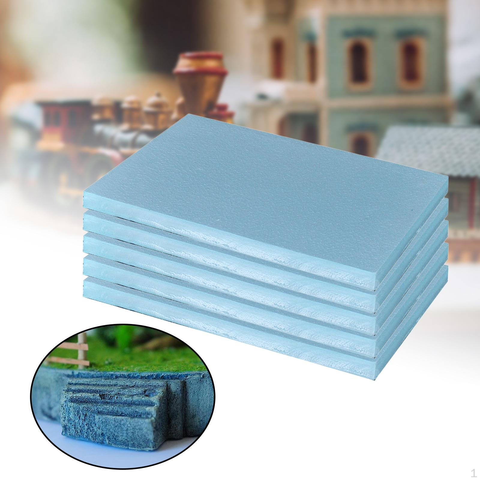 

Набор из 5 листов пенопласта для моделирования, полиуретановая основа для рукоделия 20cmx30cmx2.7cm