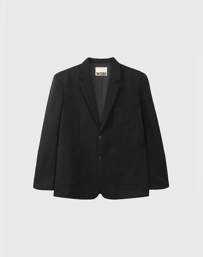 Work On Body Off [Set Up] Ordo Semi-Overfit Single Set-Up Suit [Black]