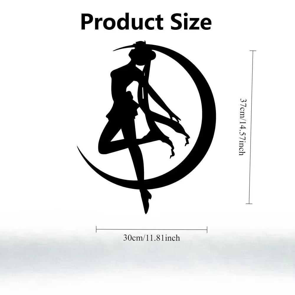 

Волшебная девушка Металлическая подвесная настенная художественная табличка Черная буква Силуэт Кафе Кухня Столовая Украшения Бар Паб Клуб Плакат