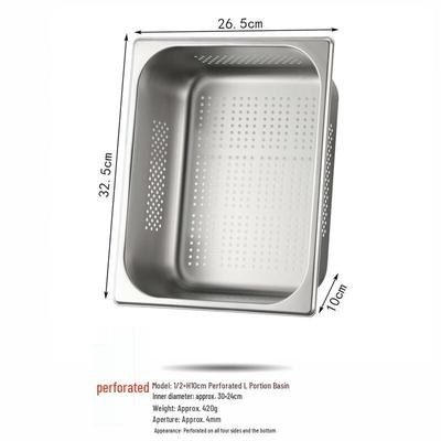 Commercial Stainless Steel Perforated Drain Pan