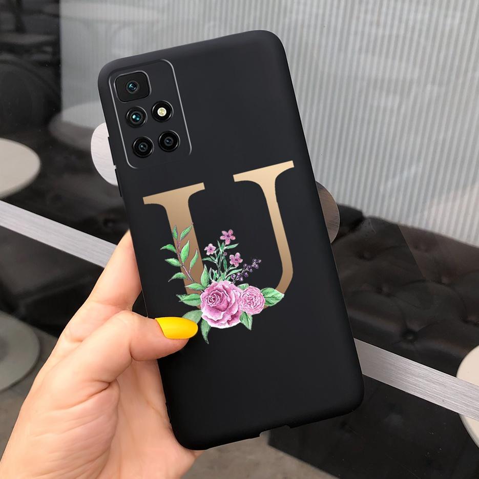 For Xiaomi Redmi 10 Case Simple Fashion Letters Cover 6.5'' Silicon Soft TPU Case For Xiaomi Redmi 10 Redmi10 Coque Funda Bumper