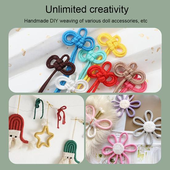 Τυλιχτής Κορδονιού Μανιβέλα Χειρός Συμπαγές Μέγεθος Αποτελεσματικός Οργανωτής Κορδονιού Πλεξίματος DIY Χειροτεχνία Φορητή Μηχανή Πλεξίματος με Κουβαρίστρα