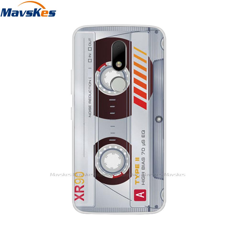 Soft TPU Case For Motorola Moto M Case XT1662 5.5inch Cute Cartoon Silicone Back Cover For Moto M Case XT1663 Phone Cases flower