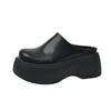 Spring Flats Platform Mules Shoes Women Slingback Slippers Shoes 2024 Designer Fad Sandals New Casual Walking Flip Flops Female