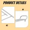 Front Rack with Pannier Mounts, Accessory, Easy Installation, Premium Quality, Suitable for