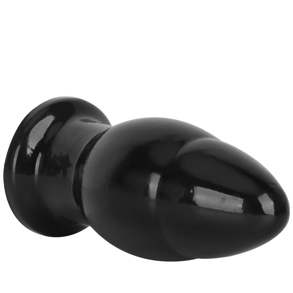 PVC Black Butt Plugs Anal Dildo Masturbator Penis Fisting Sex Toys 18+ BDSM