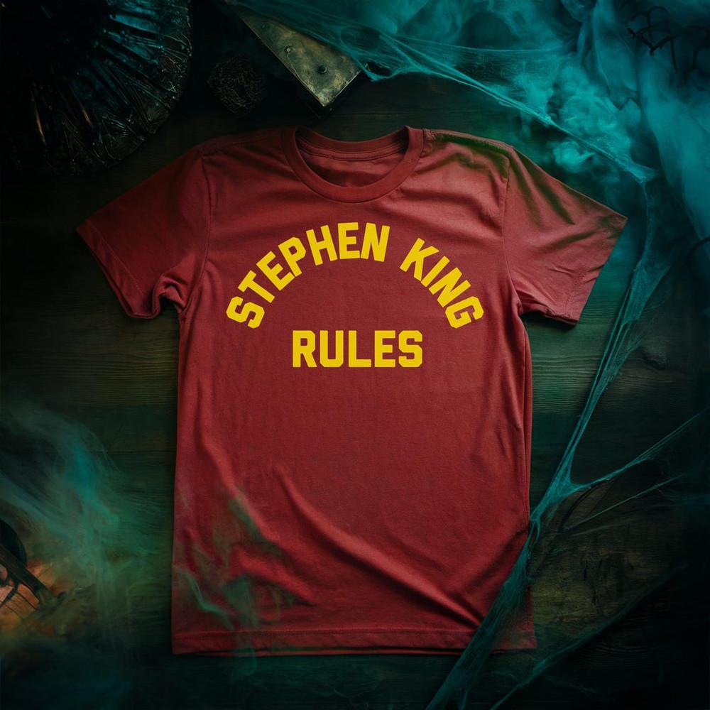 

Stephen King Rules - Monster Squad Inspired Unisex Horror unisex T Shirt 4XL