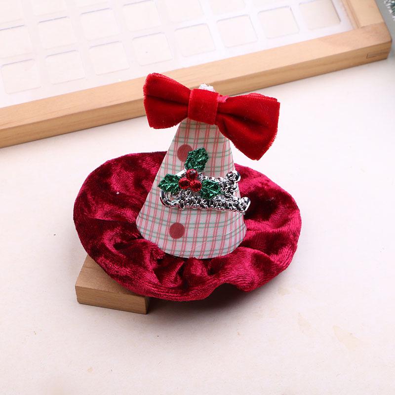 DIY Christmas Hair Accessories for Kids: Antler, Bear, Bowknot Hair Clips and Pet Ornaments