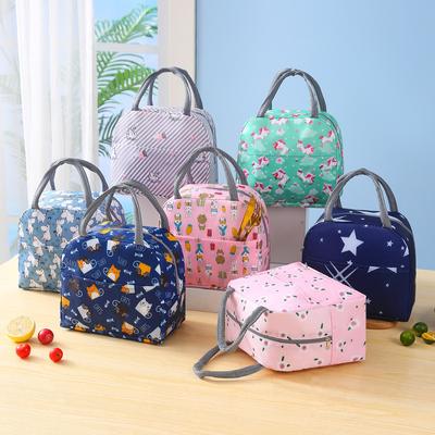 Lunch Bag Handle Insulation Cooler Bag for Women Kid Lunch Box Picnic Travel Portable Food Storage Breakfast Thermal Food Bag