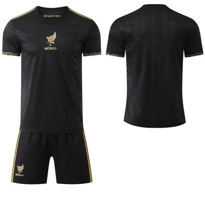 2025-26 New Copa América Black-Gold Mexico National Team Commemorative Edition Football Jerseys