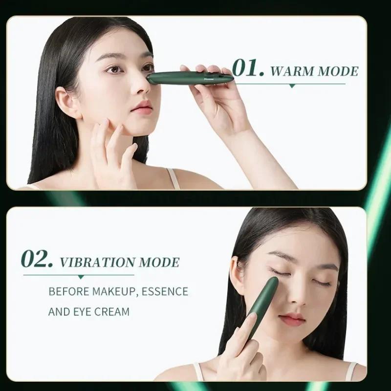 New Electric Eye Massager Eye Skin Lift Anti Wrinkle Vibration Hot Massage Relax RF Eyes Photo Therapy Instrument Skin Care Tool