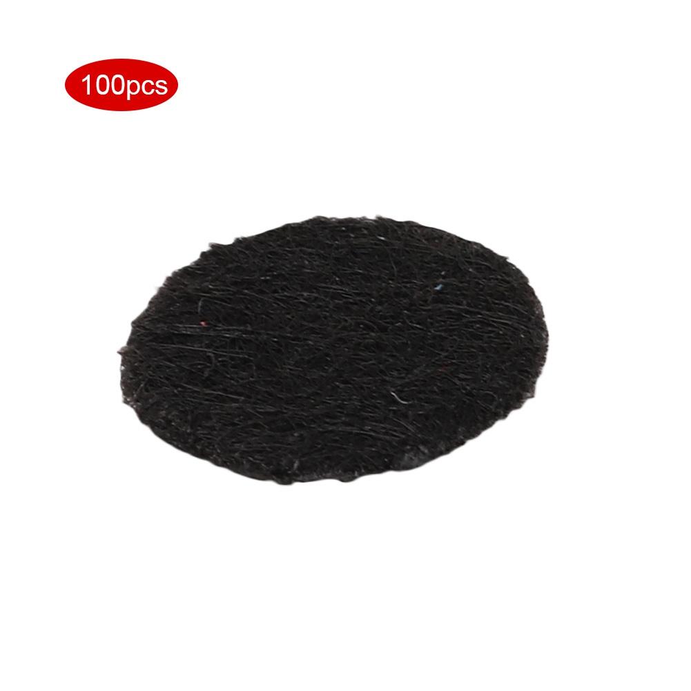 100pcs Black Round Filter Pads Accessory for Blackhead Removal Beauty Machine (20mm)