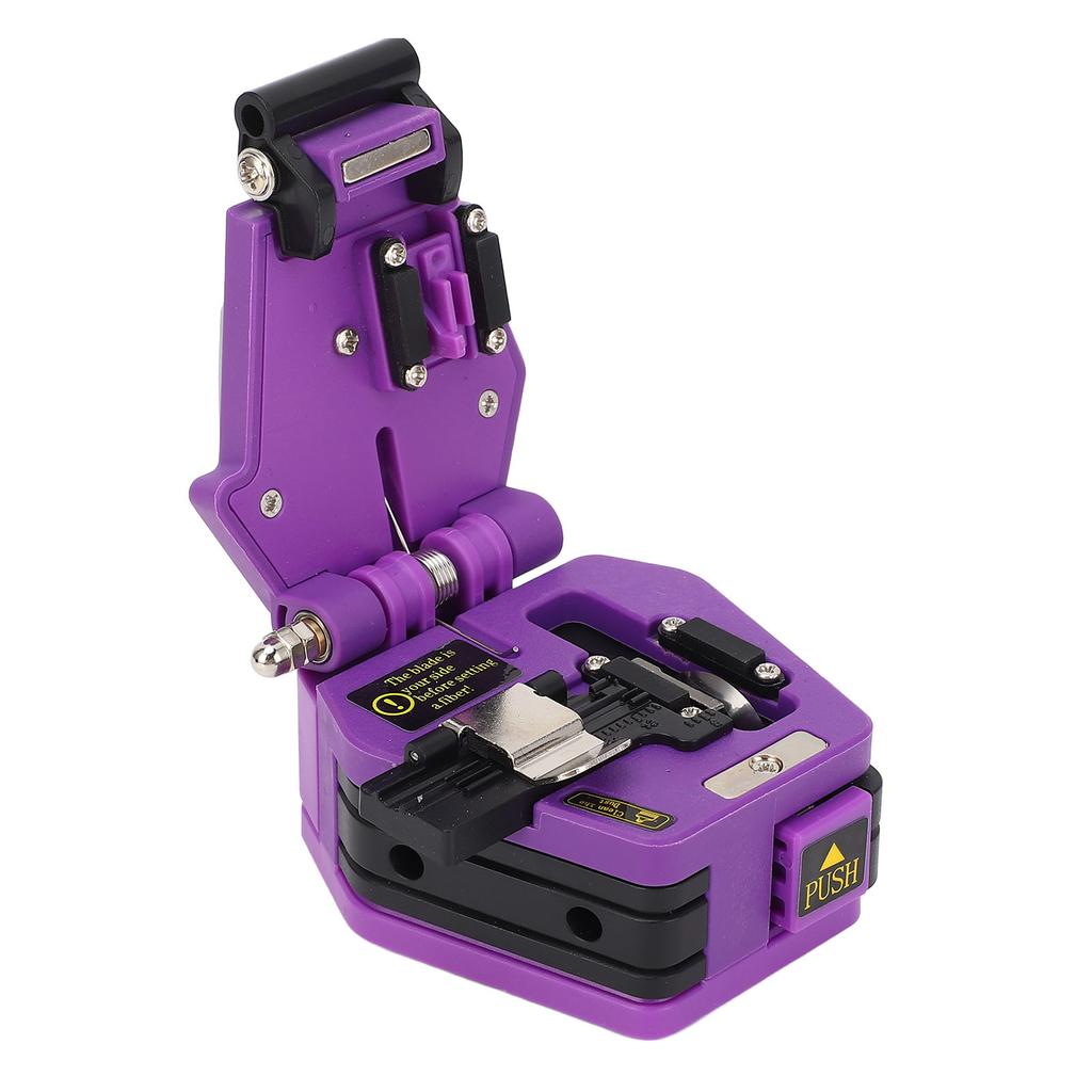 Fiber Optic Cleaver High Accuracy Optical Cable Cutter Tool 16 Cutting Points 48000 Times Hot Melt C