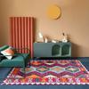 Modern Trendy Bohemian Living Room Rug, Teenage Aesthetic Room Decor Furry Large Rug, Kitchen Bathroom Non-slip Floor Mat