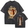 Cantante Die Ayliva Tour Fan Merch Magliette Uomo Donna Album Musicale Hip Hop T-shirt a Maniche Corte T-shirt in Puro Cotone Streetwear