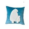 Skin Friendly Rabbit Pillowcase Plush Fabric Throw Pillows Cover Cushion Cover  Home Decoration