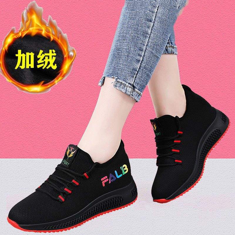 ****** and Autumn old ******* cloth shoes women's non-slip s**t-soled breathable middle-aged mother sports shoes light walking shoes