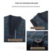Hengyuanxiang Men's V-Neck Wool Knit Vest