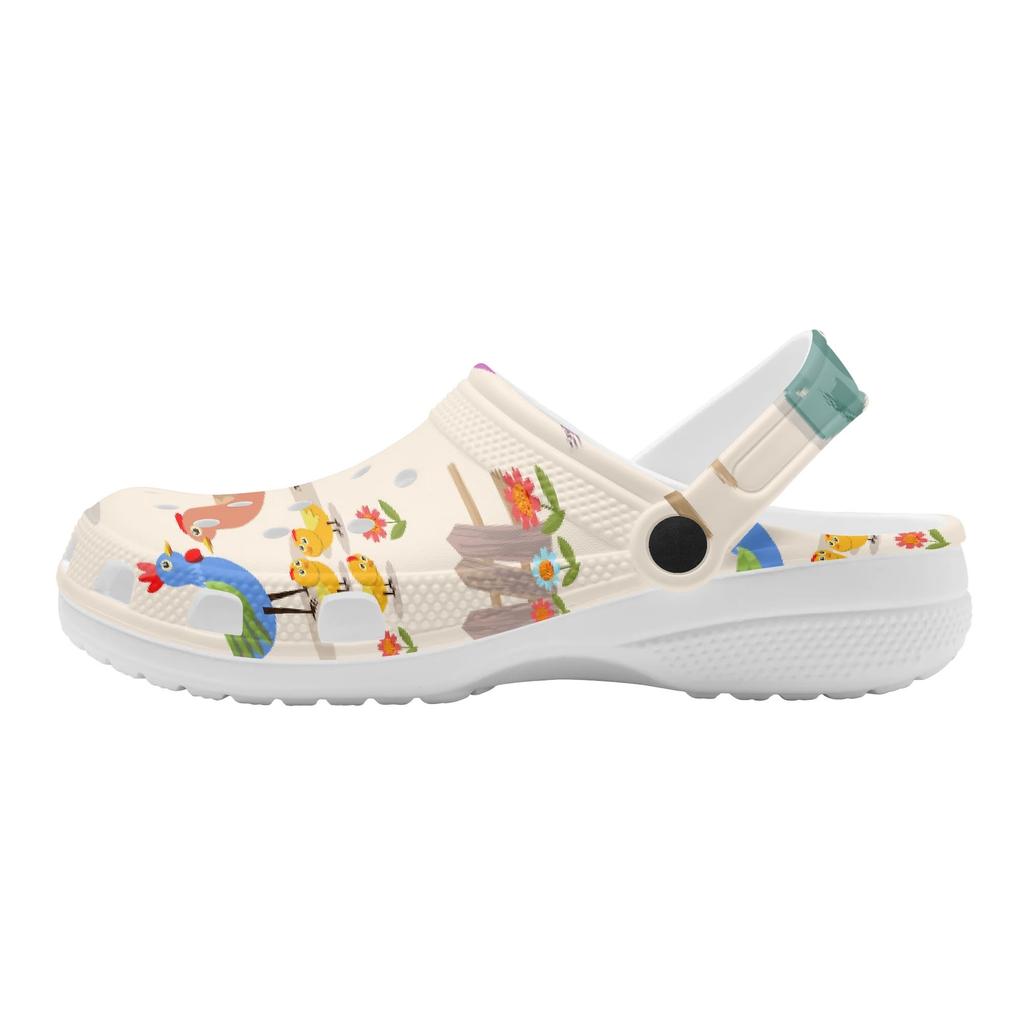 Trendy Printed EVA Casual Clogs Men Women Comfortable Breathable Slip On Soft Footwear Lightweight Summer Sandals Soft Daily Wear