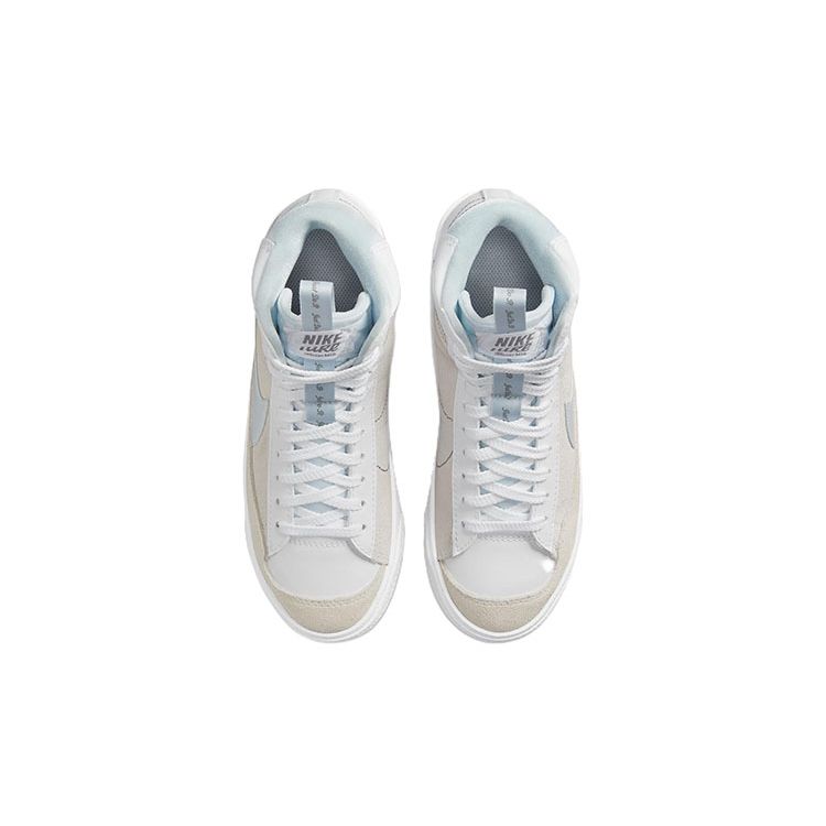 Nike Blazer Mid 77 SE GS Dance - White Aura Kids Sneakers Summit-White Flat-Pewter DH8640-103