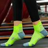 3 Pairs Marathon Running Socks Man Women Professional Sport Ankle Sock Fitness Thickened Cushioned Tube Low Cut Boat Short Socks