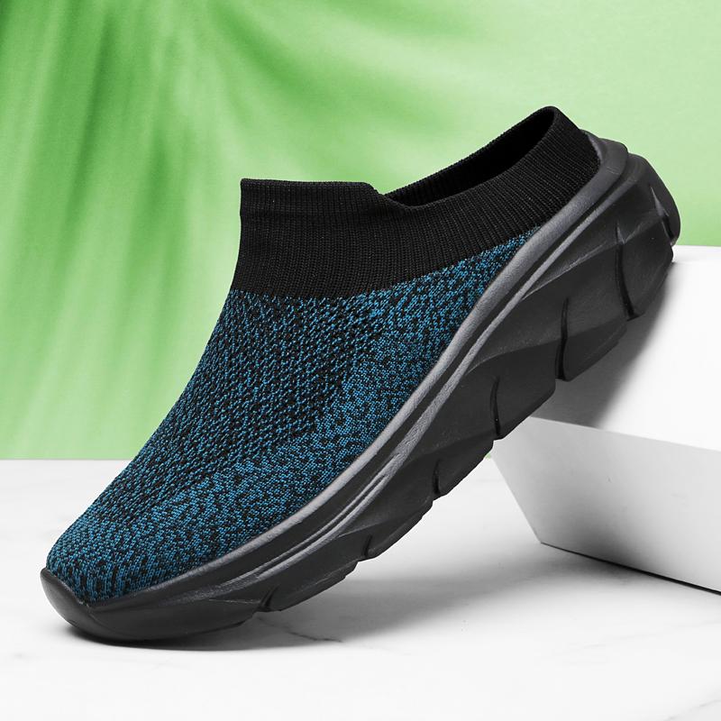 Men'S Slippers Summer Soft Comfortable Home Slippers Breathable Anti-Slip Men'S Sneakers Couple Flats Mules Shoes Dropshipping